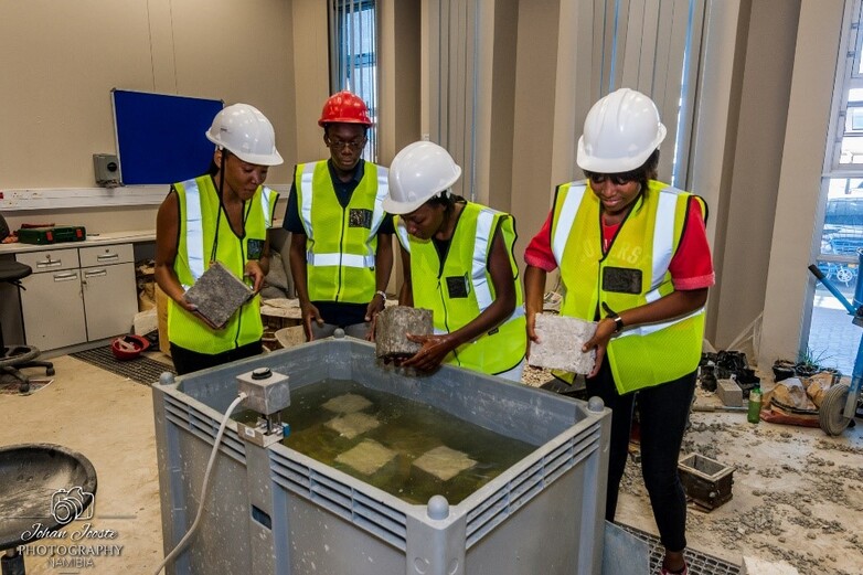 Students conducting Laboratory Tests at the University of Namibia (UNAM)