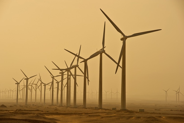 Zaafarana, Red Sea Wind Power Plant. Photographer Ralf Becker