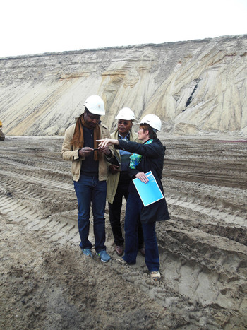 Strengthening governance in Central Africa’s extractive sector. Experts from the CEMAC region on a visit to German mines. © GIZ