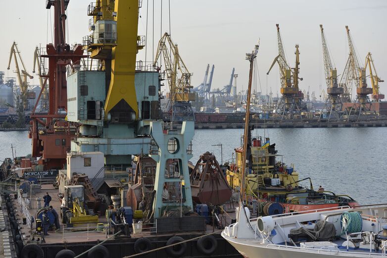 The harbour of Odessa.