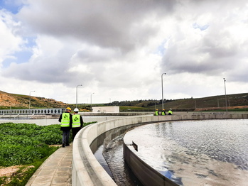 Wadi Shallalah wastewater treatment plant in the Irbid Governorate Copyright: WTR_WWTP