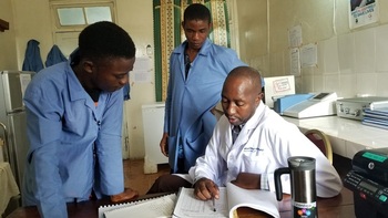 Coaching and mentoring of laboratory professionals in Southeast Liberia