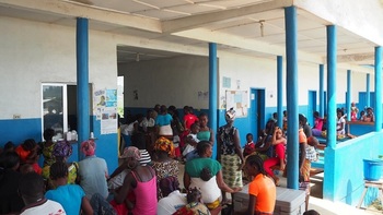 Pleebo Health Centre in Maryland County, in south-east Liberia.