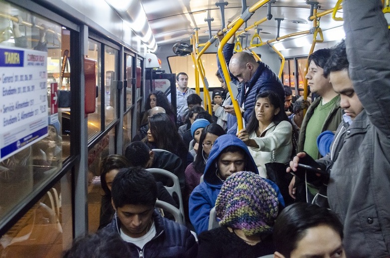 Transporte público urbano. © GIZ / Miguel Zamalloa