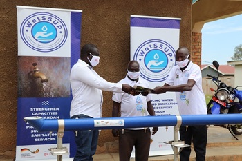 As part of Global Handwashing Day 2020, a WASHalOT was inaugurated in Arua, Uganda.