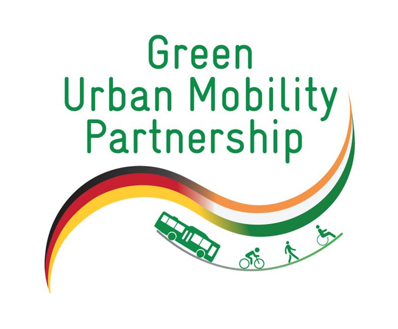 Logo of the Indo-German Partnership on Green Urban Mobility Support (GUMP)