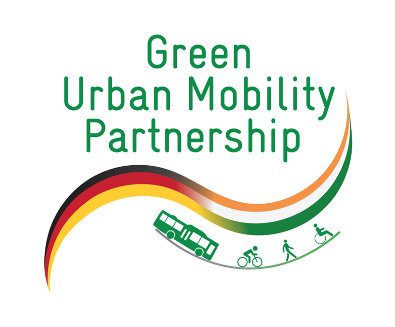 Logo of the Indo-German Partnership on Green Urban Mobility Support (GUMP)