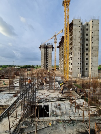 Construction site in Raikot (India). Copyright: GIZ
