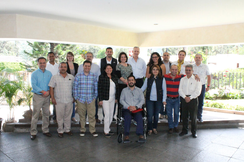 Trifinio Region, Guatemala. Members from the executive level of the Trinational Commission for the Trifinio Plan during a workshop addressing preliminary integral operative planning for the institution, held in Antigua, Guatemala. © GIZ