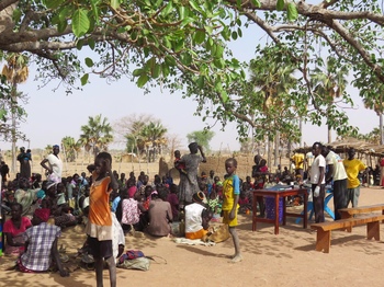Südsudan. Reihenuntersuchung zur Mangelernährung. © GIZ