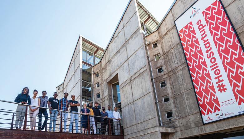 StartUp Namibia Team at Basecamp - the Incubation and Innovation Centre