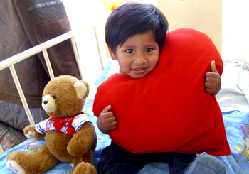 Bolivia. With better care, children with heart conditions in Bolivia could lead a perfectly normal life. © GIZ