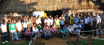 Colombia: Participantes en el taller sobre evaluación de aspectos sociales y ecológicos de REDD+, celebrado en el departamento de Vaupés (Amazonía). © GIZ
