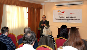 Energy efficiency measures in the building sector. Training auditors in Albania © GIZ