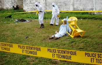 Democratic Republic of the Congo. Training on securing evidence. © GIZ