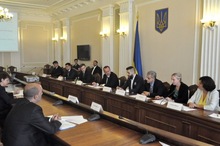 Ukraine. Signing the cooperation agreement to create a modern, effective waste treatment system in Ukraine. © GIZ