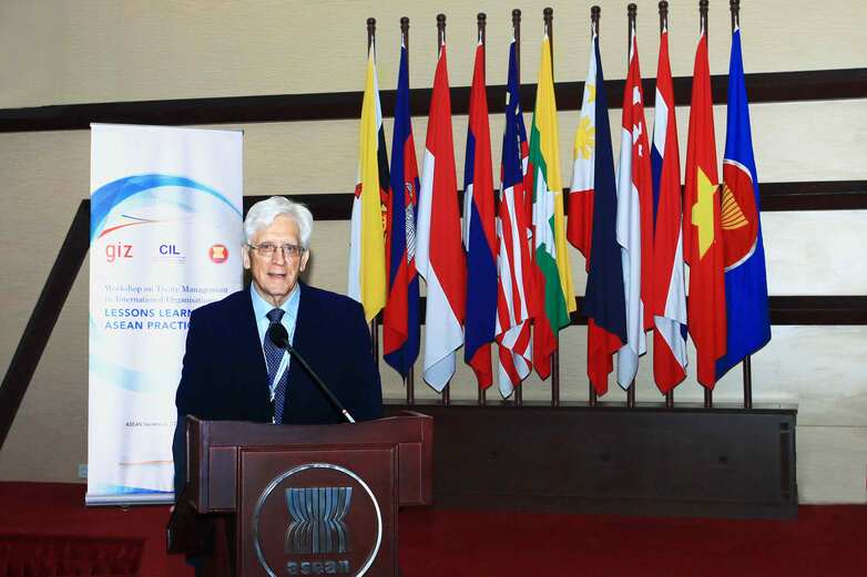 3) Support for ASEC. Event on ASEAN contracts with the Centre for International Law (CIL). (Photo: Rafly Rinaldy) © GIZ