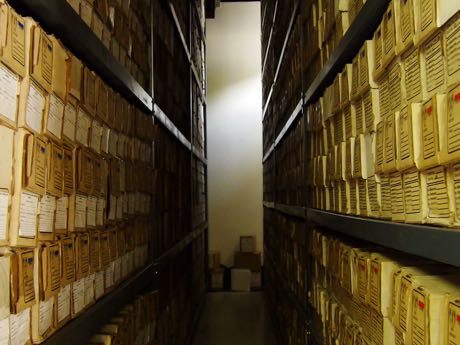 Newspaper archives in the public library in Cúcuta, Norte de Santander