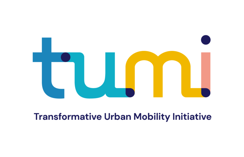 Curved Transformative Urban Mobility Initiative (TUMI) logo. © TUMI