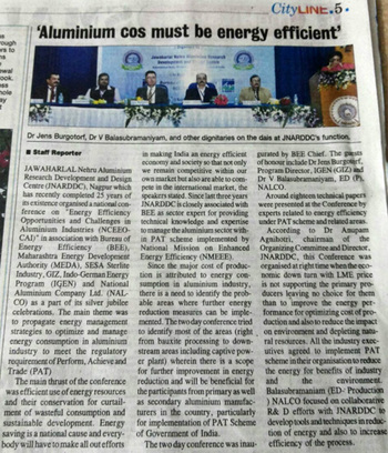 India. Press release of the National Conference on Energy Efficiency