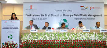 India. National Workshop for Finalisation of Draft Manual on Municipal Solid Waste Management © GIZ