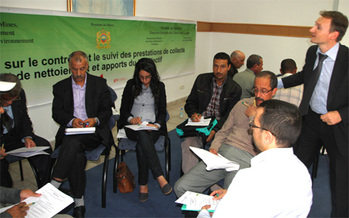 2. Maroc. Atelier avec les partenaires locaux sur le renforcement des ressources et de la productivité. © GIZ 
