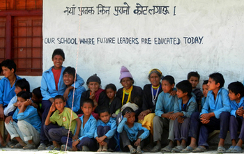 Nepal. Facing the future with confidence (school opening ceremony in Bajhang)
