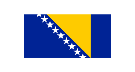 Flag Bosnia and Herzegovina
