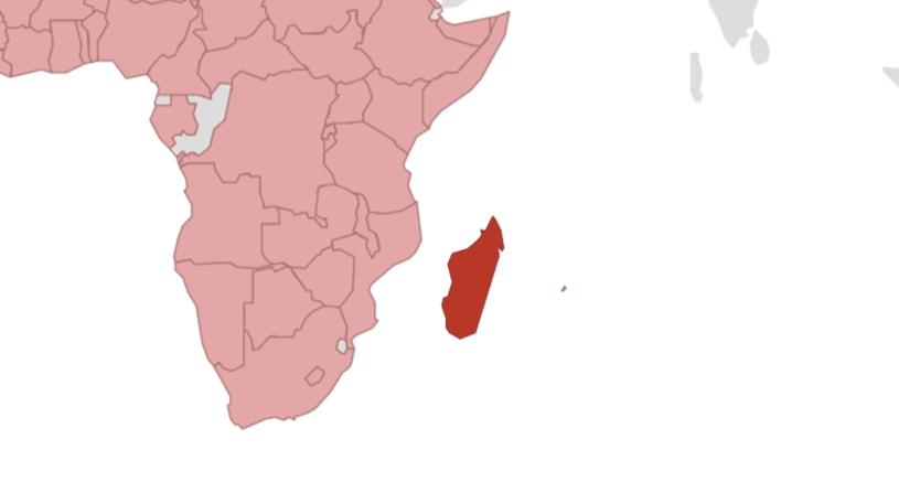 Madagaskar Map