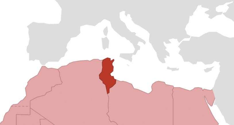 Tunisie carte