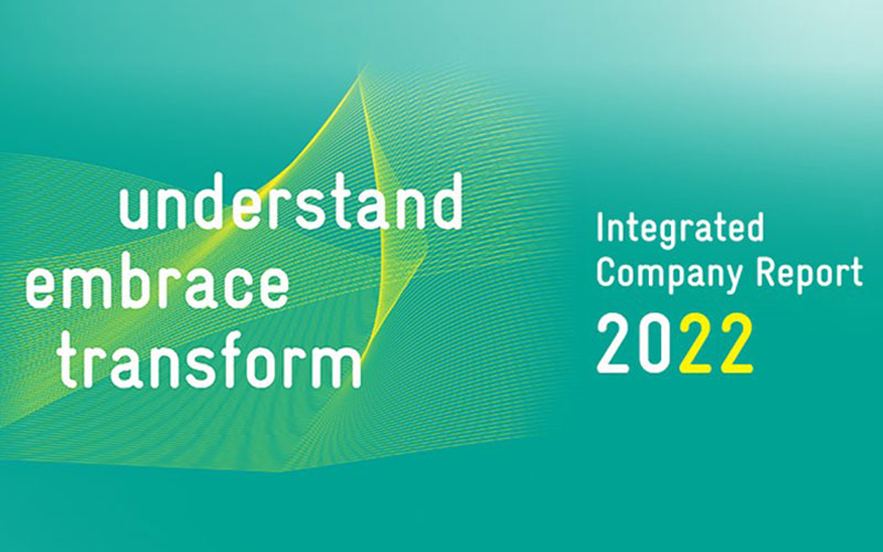Graphic for the integrated company report 2022